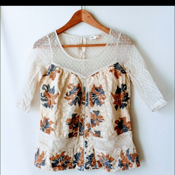 Anthropologie Anja Blouse by Meadow Rue - Picture 4 of 4